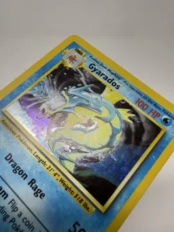 Gyarados 6/102 Base Set Holo Rare Pokemon Card WOTC 1999 - Image 3