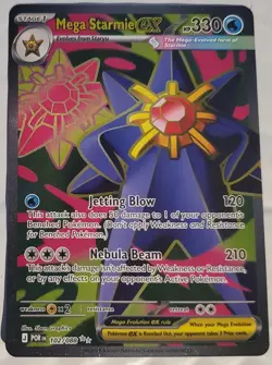 Pokemon Perfect Order MEGA STARMIE EX 102/088 Ultra Rare Holo Card MINT-NM - Image 1