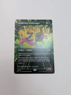 MTG - Lumbering Worldwagon (Borderless) - Aetherdrift NM/M Condition - Image 1