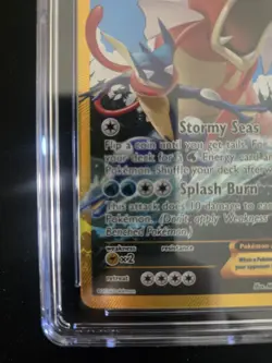 CGC 10 GEM MINT Gyarados EX BREAKpoint 123/122 Secret Rare Holo Pokemon Card - Image 5