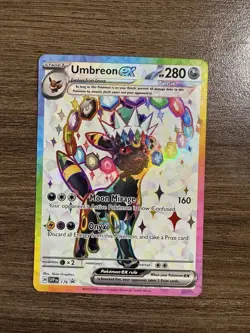 Pokemon Umbreon ex SVP176 Sv: Scarlet & Violet Promo Full Art Holo Card - Image 1