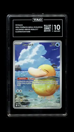Psyduck - 226/217 - Ascended Heroes - Pokemon Card - TAG 10 Gem Mint - Image 1