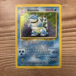 Pokemon TCG Blastoise Base Set Holo Unlimited Rare Card 2/102 - Image 1