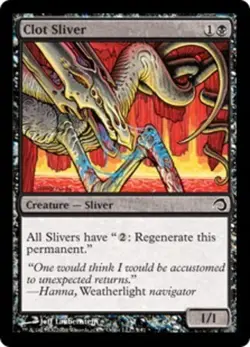 1 x Clot Sliver - Foil - Premium Deck Series: Slivers - NM-Mint - MTG - Image 1