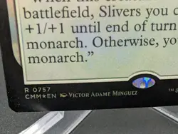 Regal Sliver (Extended Art) Commander Masters Foil - Image 2