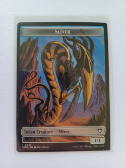 Sliver Army Sliver Double-Sided Token | Commander Masters - LP English MTG - Image 1
