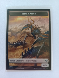 Sliver Army Sliver Double-Sided Token | Commander Masters - LP English MTG - Image 2
