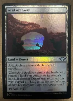 Foil* Arid Archway - Outlaws of Thunder Junction - NM MTG - Image 1