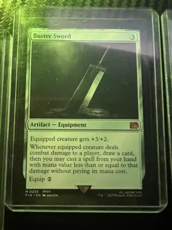 Magic: The Gathering Wizards Lot - Buster Sword, Multiversal Passage, Shield of… - Image 1