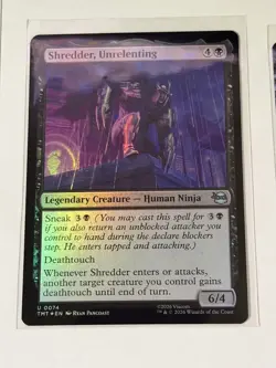 Shredder, Unrelenting Teenage Mutant Ninja Turtles Foil 74 - Image 1