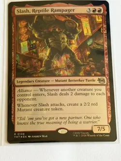 Slash, Reptile Rampager Teenage Mutant Ninja Turtles Foil 108 - Image 1