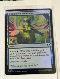 Donatello's Technique Teenage Mutant Ninja Turtles Foil 39 - Image 1