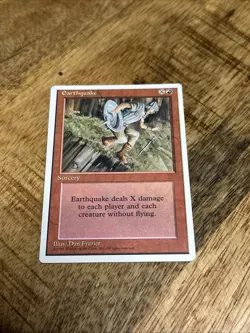 Earthquake - NM - Fourth Edition - Magic The Gathering - Image 1