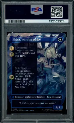 2025 MTG Final Fantasy Borderless Surge Foil #0523 Jill shiva's Dominant PSA 10 - Image 2