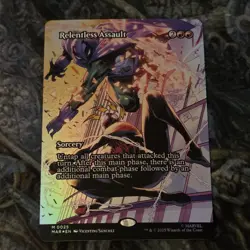 Relentless Assault (Borderless) Marvel Universe Eternal-Legal Foil - Image 1