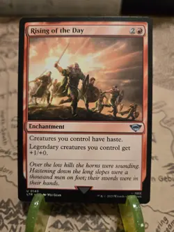MTG Rising of the Day The Lord of the Rings Regular Uncommon NM - Image 1