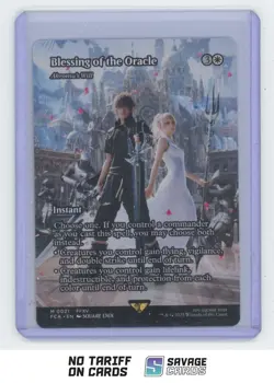 2025 MTG Final Fantasy: Through the Ages Blessing of the Oracle Akroma's Will - Image 1