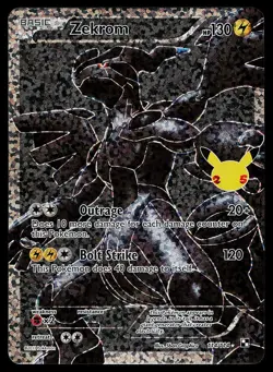 Pokemon Card Celebrations: Classic Collection Zekrom 114/114 Classic Collection - Image 1