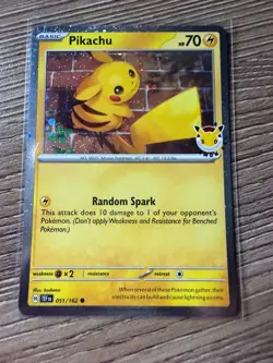 Pikachu 51/162 Stamped 2026 Pokemon Day 30th Anniversary Promo TCG - Image 1