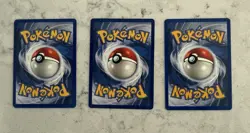 Pokemon TCG Base Set SHADOWLESS Charmander, Squirtle, Bulbasaur Vintage - Image 2