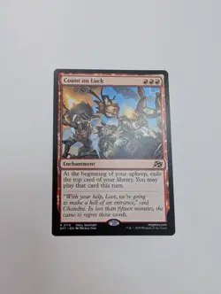 MTG - Count on Luck - Aetherdrift NM/M Condition - Image 1