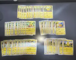 ChinesePokemonPikachu Bulk Lot: 5 Distinct Designs, 20 Cards Per Style-100 TB44 - Image 1