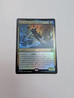 MTG - Sita Varma, Masked Racer (Foil) - Aetherdrift NM/M Condition - Image 1