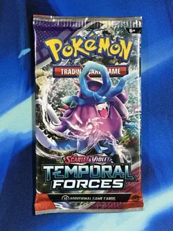 Pokemon 2024 Scarlet & Violet Temporal Forces Booster Pack Lot X10 Artset Nm M - Image 2