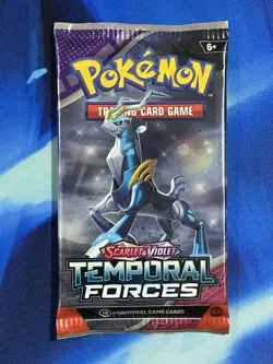 Pokemon 2024 Scarlet & Violet Temporal Forces Booster Pack Lot X10 Artset Nm M - Image 4