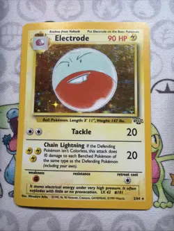 Pokemon TCG Electrode Jungle 2/64 Holo Unlimited Holo Rare MP - Image 1