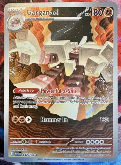 Garganacl 147/132 Pokemon TCG SV Mega Evolution Base Illustration Rare (MINT) - Image 1