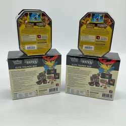 Lot of (2) Pokemon Hidden Fates ETB + (2) Sealed Tins Charizard & Gyarados GX - Image 2