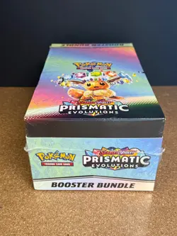 POKEMON PRISMATIC EVOLUTONS FACTORY SEALED 10 BOX BOOSTER BUNDLE DISPLAY - Image 2