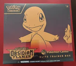 Pokemon Center Exclusive Obsidian Flames ETB Elite Trainer Box New Sealed - Image 1
