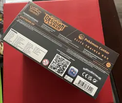Pokemon Center Exclusive Obsidian Flames ETB Elite Trainer Box New Sealed - Image 4
