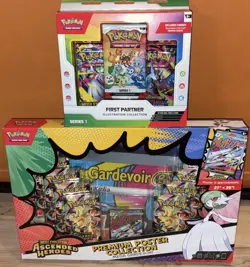 Pokemon TCG Ascended Heroes Poster Collection Box Plus More New Sealed Lot Of 2 - Image 1