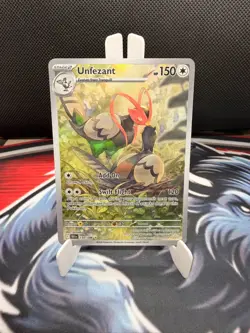Unfezant Pokemon TCG Illustration Rare Full Art 150/086 Black Bolt- NM Condition - Image 1