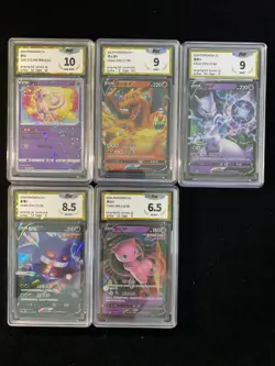 2025 Pokemon TCG S-Chinese CSZC 013/066 Mew CharizardV MewV PGS 10 Lot*5 LU57 - Image 1