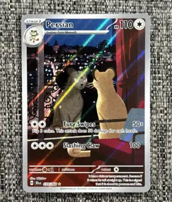 Persian 076/064 Illustration Rare Pokemon Shrouded Fable ENG NM/M - Image 1