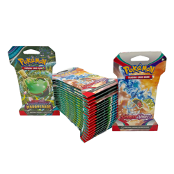 Lot of (20) Pokemon TCG Sleeved Packs (15) Twilight Masquerade (5) S&V Base - Image 1