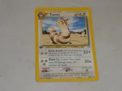 2000 Pokemon Neo Genesis 1st Edition #35 Furret - Image 1