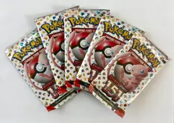 5X Sealed Pokemon 151 Booster Packs LOT - SV: Scarlet & Violet 151 - Image 1