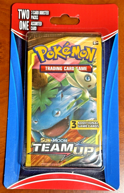 Pokemon Team Up: 2 Pack Mini Blister Dollar General VENUSAUR & CELEBI ART - NEW - Image 1