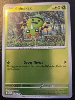 Spinarak 001/088 Reverse Holo Common Mega Evolution: Perfect Order Pokemon TCG - Image 1