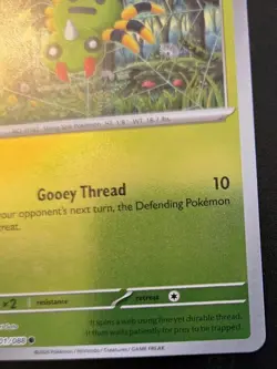 Spinarak 001/088 Reverse Holo Common Mega Evolution: Perfect Order Pokemon TCG - Image 5