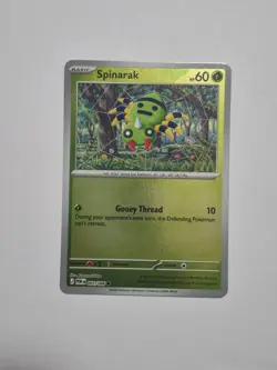 Spinarak 001/088 Common Perfect Order Pokemon Reverse Holo Near Mint - Image 1