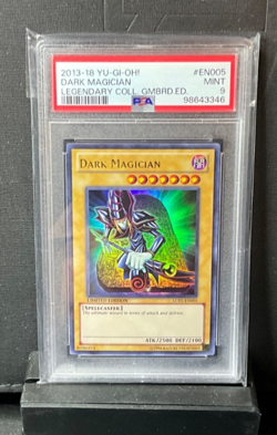 2013-18 Yu-Gi-Oh Legendary Collection Dark Magician Limited Ed. LC01-EN005 PSA 9 - Image 1