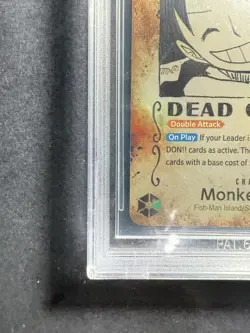 2025 One Piece OP13 EN Wanted Alt Art Monkey D Luffy BGS 10 BLACK LABEL - Image 5
