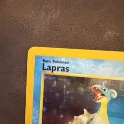 1999 Pokemon LAPRAS Fossil Set HOLO Foil Rare Unlimited Edition Card 10/62 - Image 4
