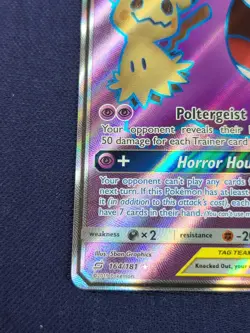 pokemon card gengar And Mimikyu GX - Image 5
